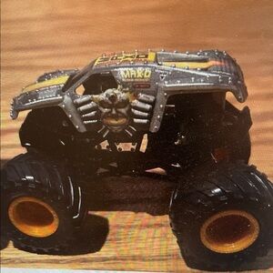 Monster Truck Toy with Yellow and Black Accents